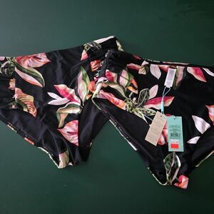 Floral High-Waisted Bikini Set
